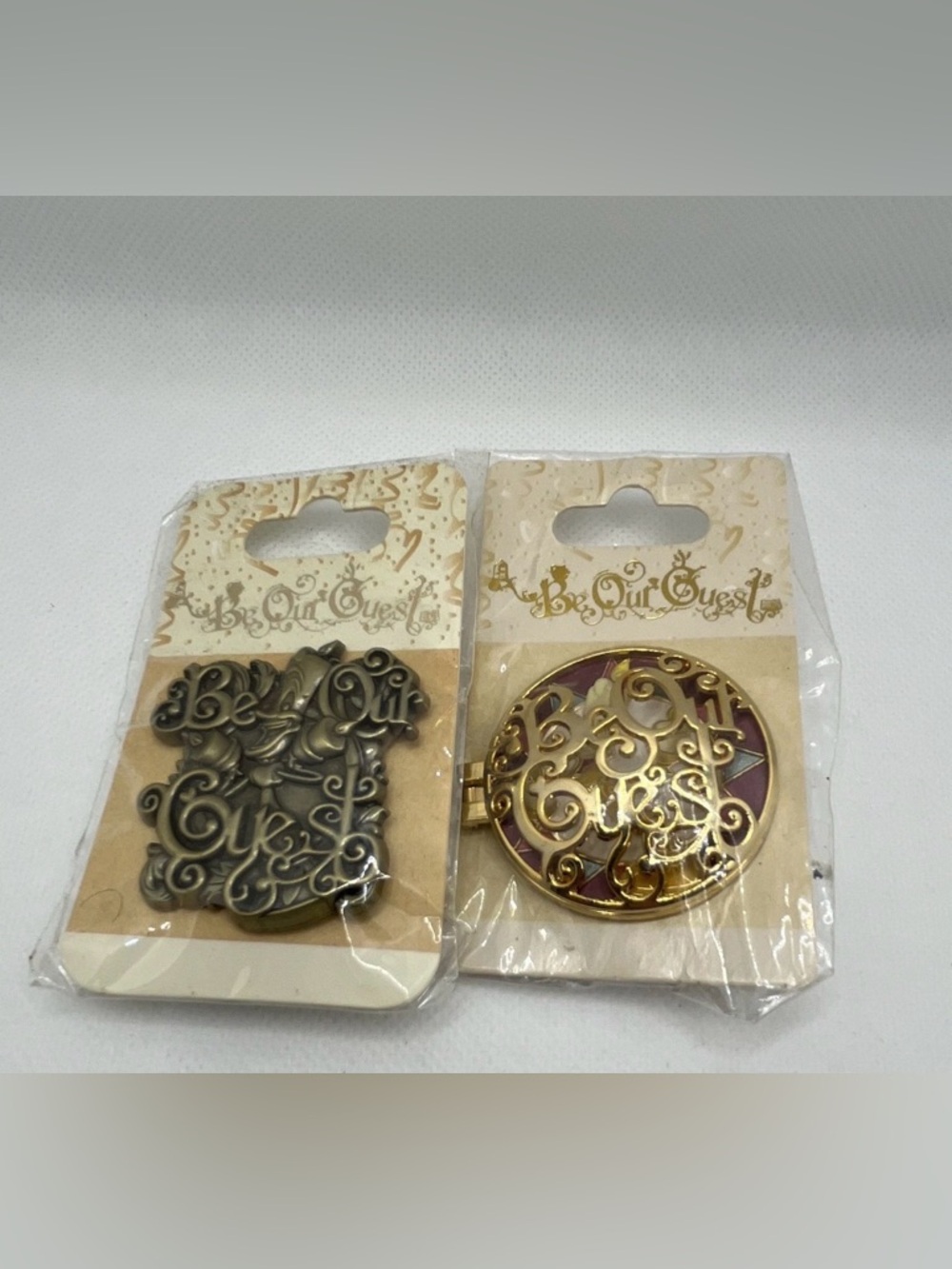 Gold Compact Mirror - Decorative Pink & Gold Women's Accessory